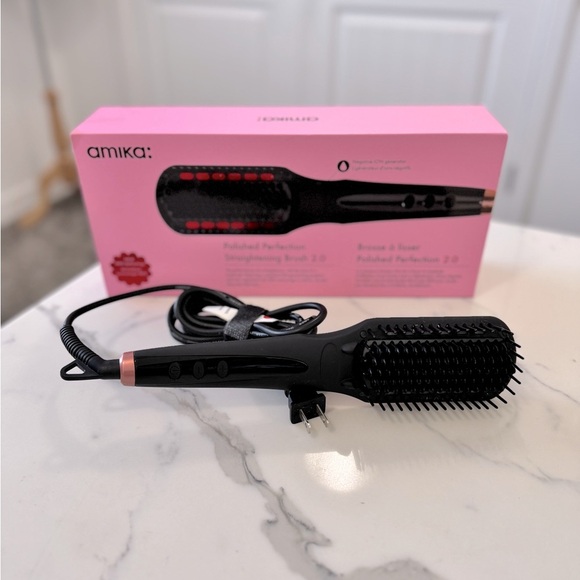 amika: Polished Perfection Straightening Brush 2.0 | only used twice - Picture 5 of 5